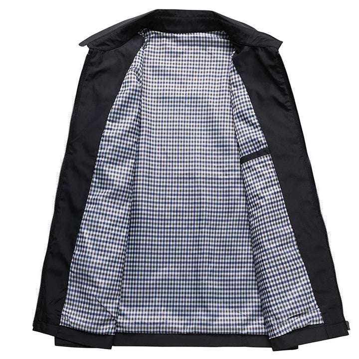 Minimalist Zip-Front Casual Summer Jacket for Men
