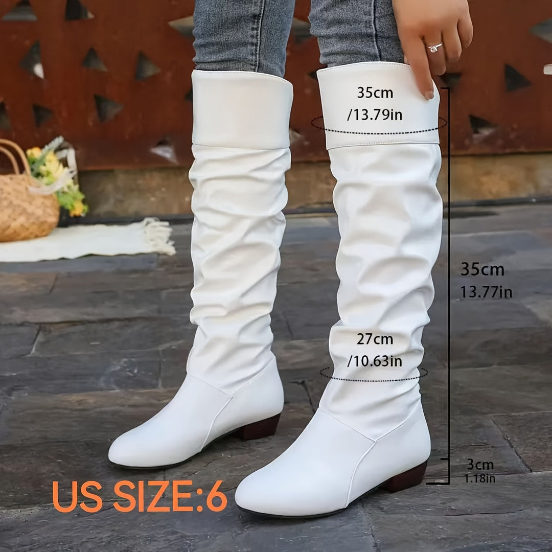 Margot | Damen Overknee Slouch Stiefel