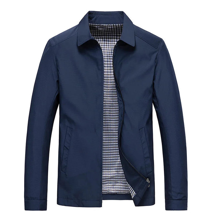 Minimalist Zip-Front Casual Summer Jacket for Men