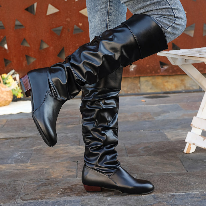 Margot | Damen Overknee Slouch Stiefel