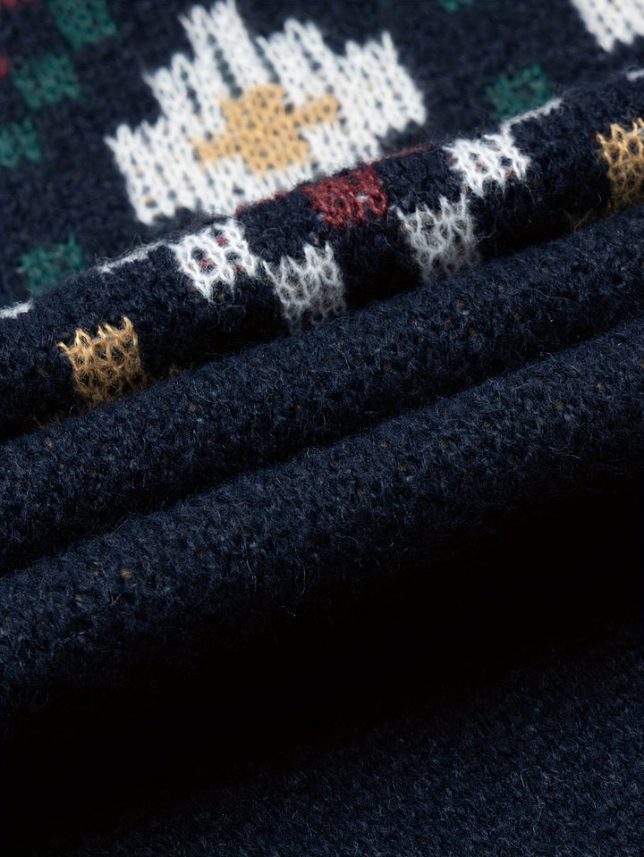 Rhys | Herren Pullover mit Heritage-Muster