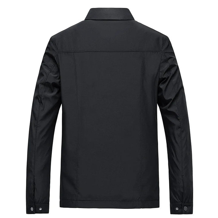 Minimalist Zip-Front Casual Summer Jacket for Men