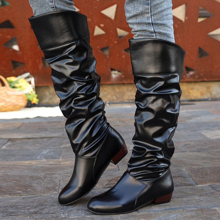 Margot | Damen Overknee Slouch Stiefel