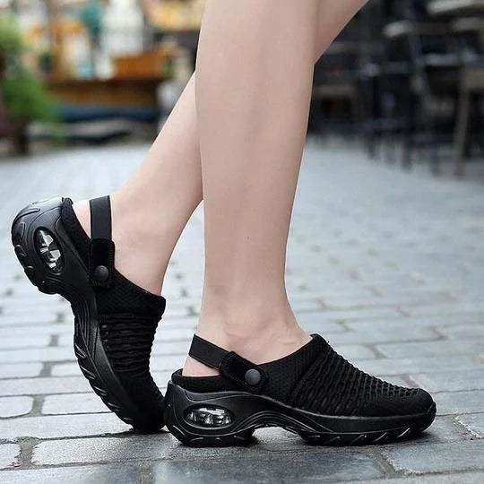 Women's Air Cushion Orthopedic Running Shoes – Slip-On Comfort Sneakers