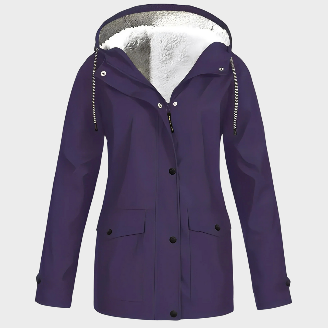 Elvie | Fleece-lined raincoat