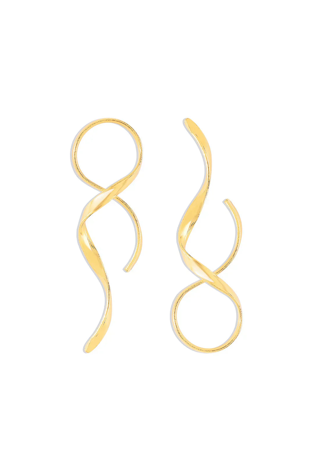 Pendientes de mujer de acero inoxidable con elegante forma de gota
