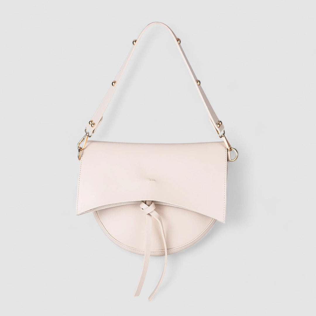 Bolso de hombro vintage para mujer – Cuero vegano con bolsa y correa de lona