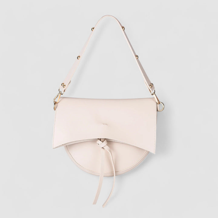 Bolso de hombro vintage para mujer – Cuero vegano con bolsa y correa de lona
