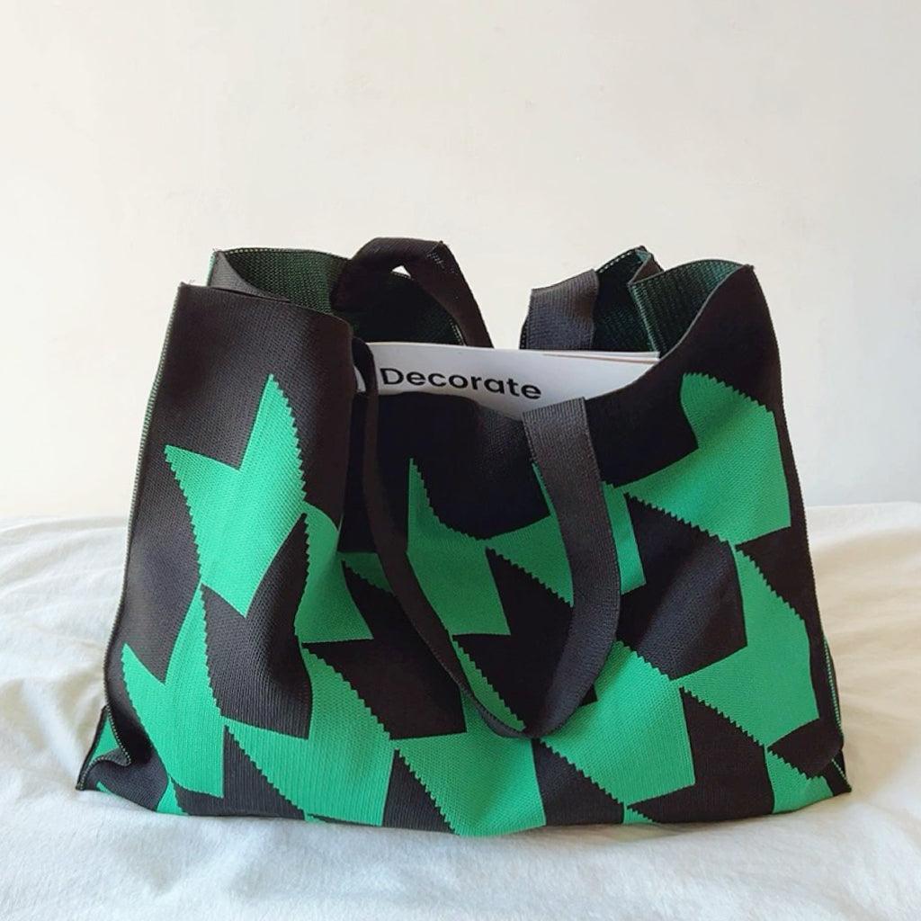 Unisex Shopper Bag Canvas Textured Look Casual