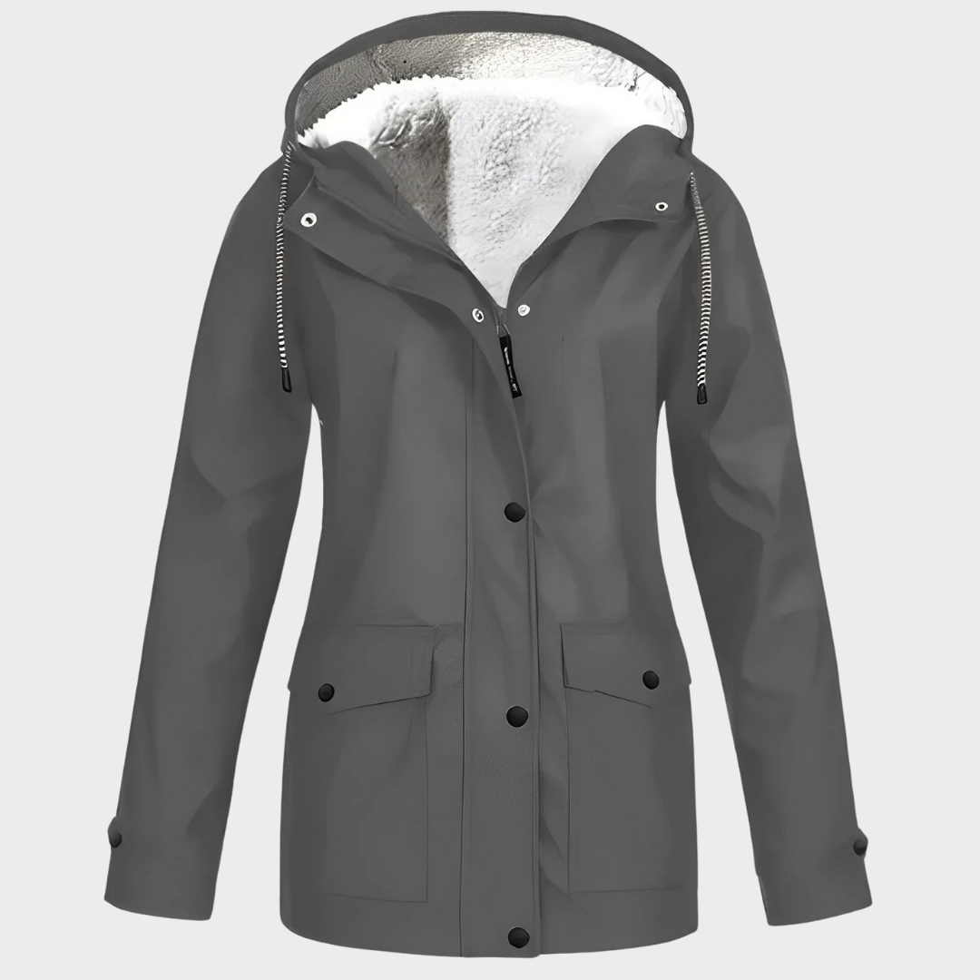 Elvie | Fleece-lined raincoat