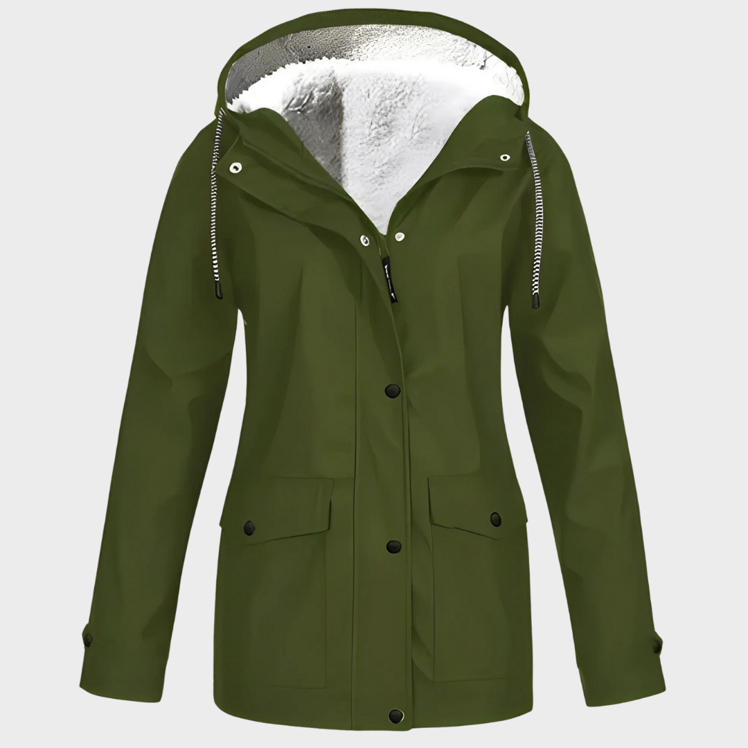 Elvie | Fleece-lined raincoat
