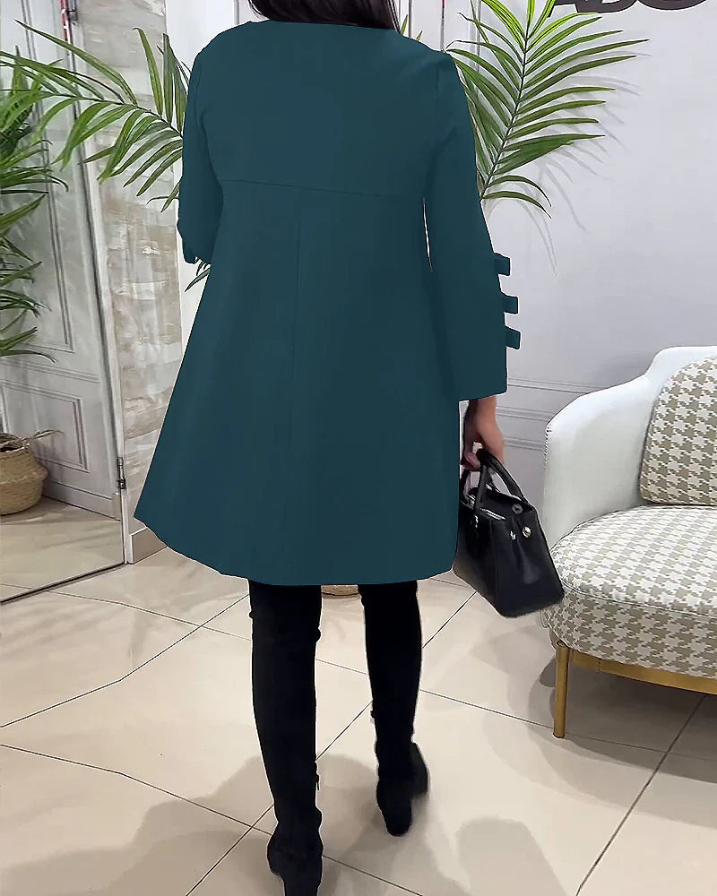 Casual dress with long sleeves