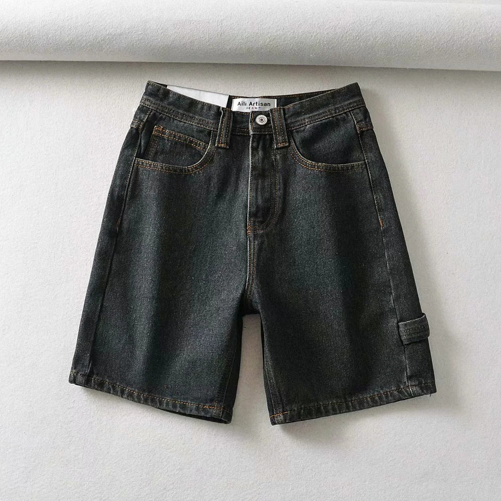 Women's High-Waist Shorts – Elegant Summer Shorts with Wide Leg
