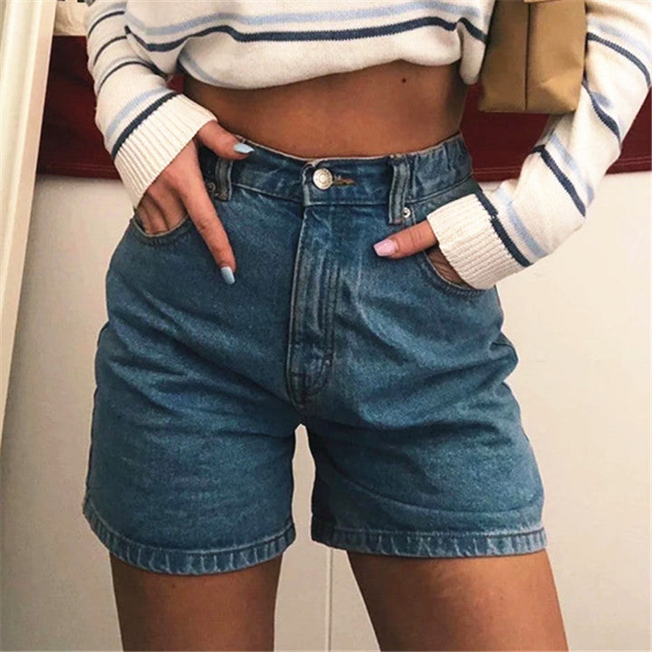 Women's High-Waist Shorts – Elegant Summer Shorts with Wide Leg