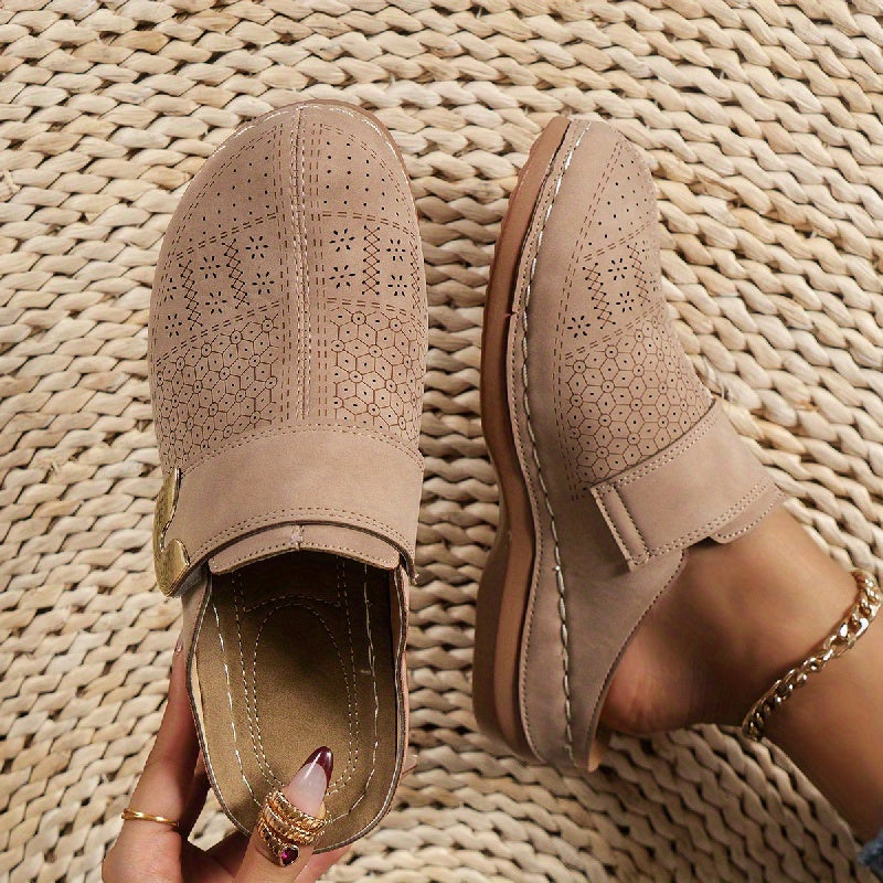 Women's Closed Orthopedic Suede Slippers – Comfortable Comfort Slip-Ons