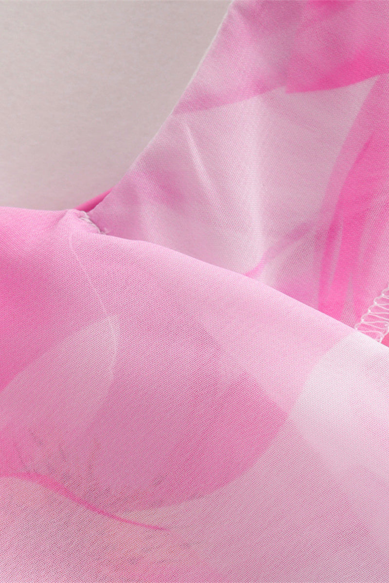 Robe dos nu à col halter avec volants – Robe de soirée légère pour femmes