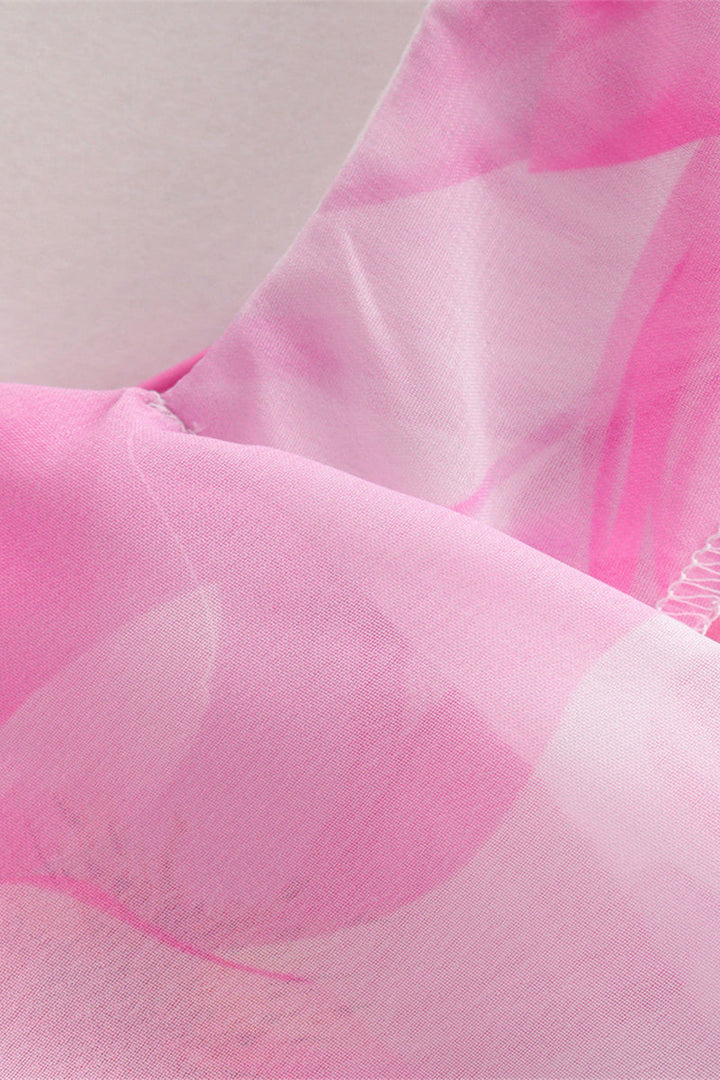 Robe dos nu à col halter avec volants – Robe de soirée légère pour femmes