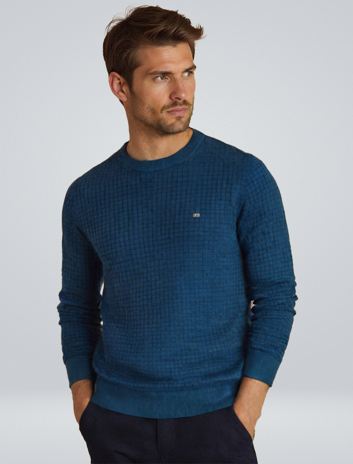 Steve | Knit sweater with logo