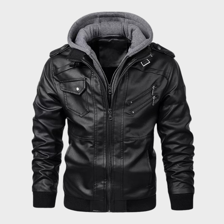 Veste en cuir de biker Etioche