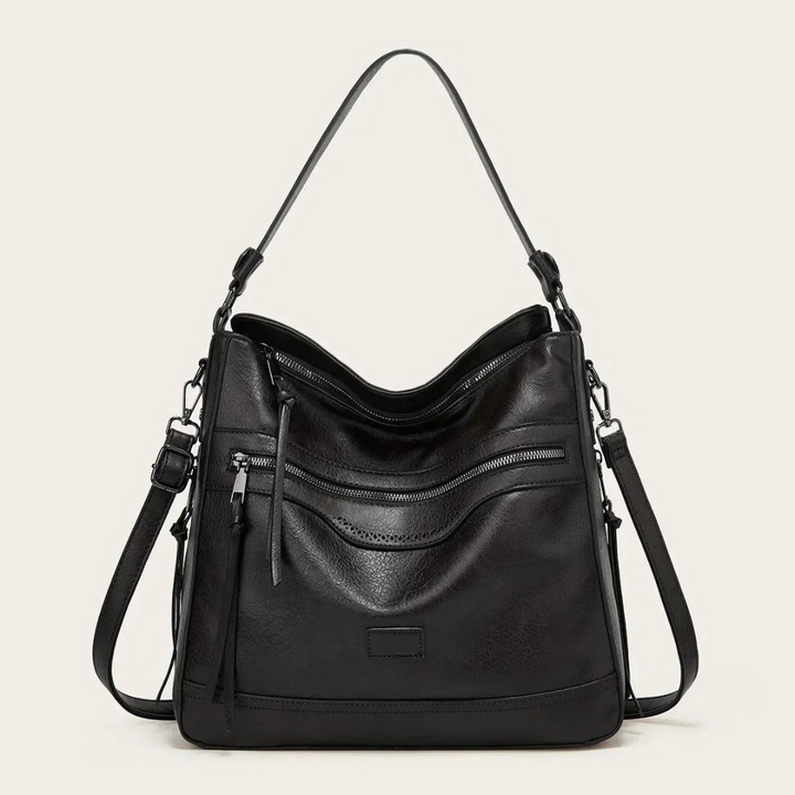 Damen Umhängetasche Vegan Leder – Elegante Schultertasche Groß