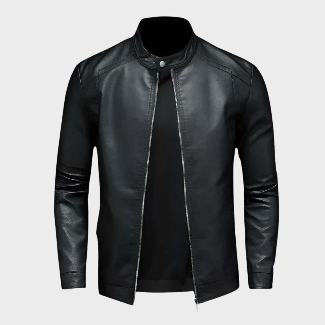 Moto leather jacket