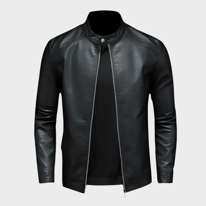 Moto leather jacket