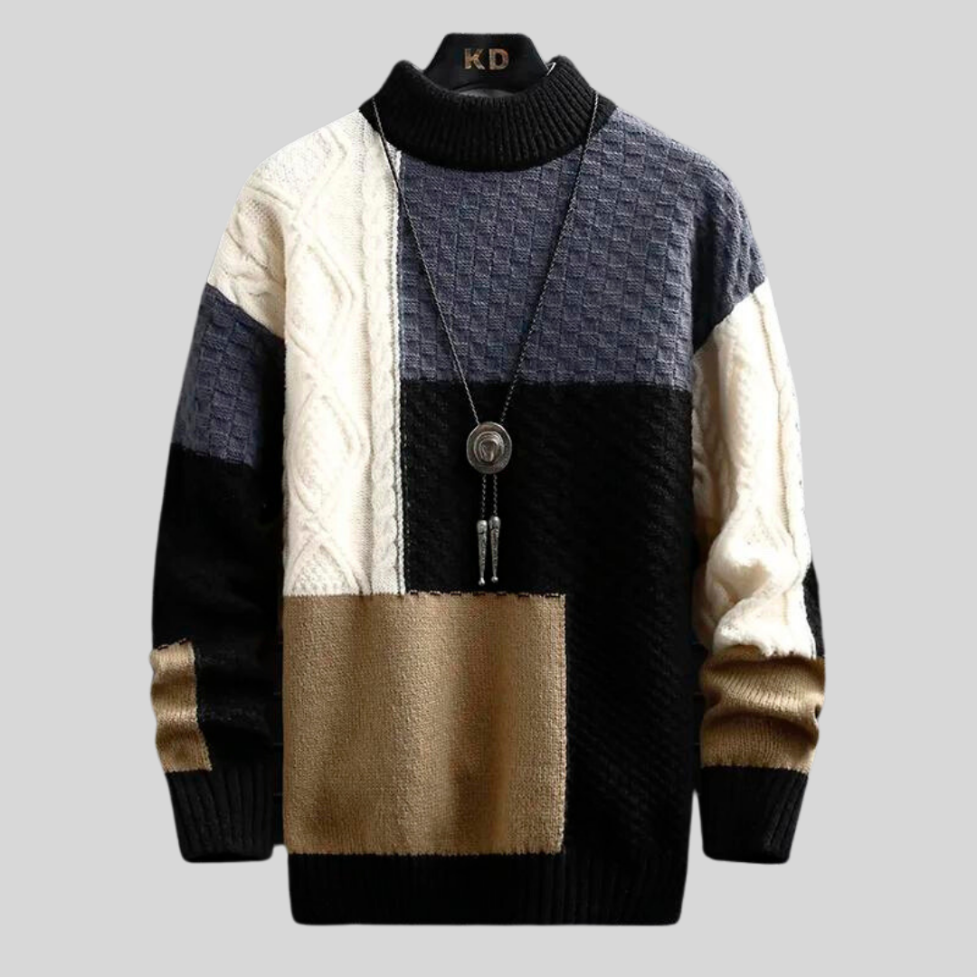 Remi | Grayson Patchwork Sweater