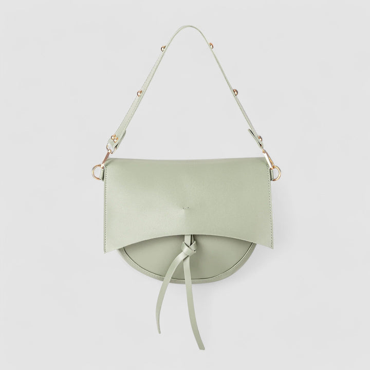 Bolso de hombro vintage para mujer – Cuero vegano con bolsa y correa de lona