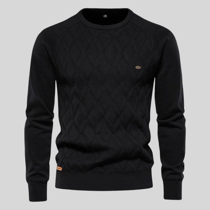 Wesley | Pullover with diamond pattern