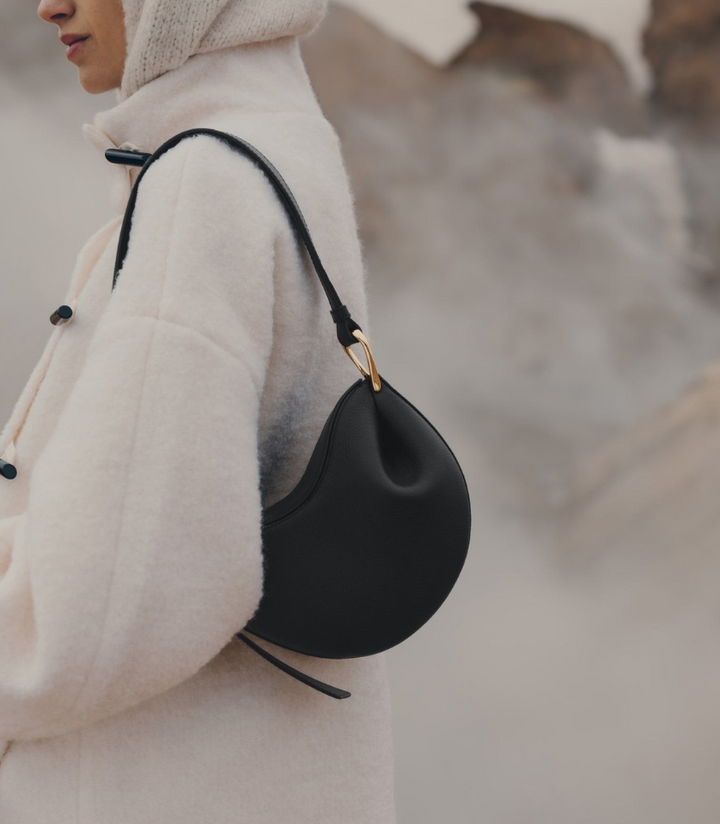Tote Bag Women Vegan – Large Shoulder Bag made of Faux Leather in Cognac