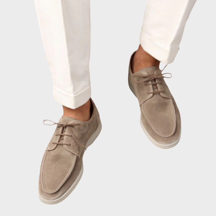 Aristo | Lace-up moccasins made of suede