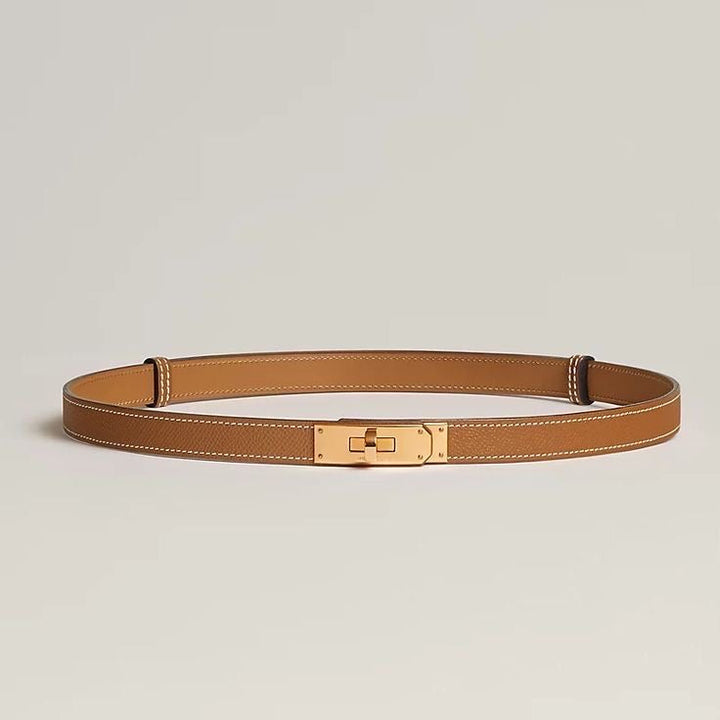 Luxurious women's waist belt – elegant design with gold accent