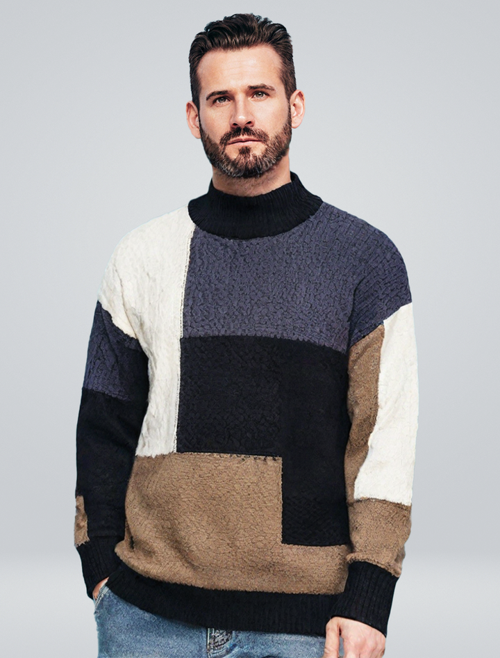 Remi | Grayson Patchwork Sweater