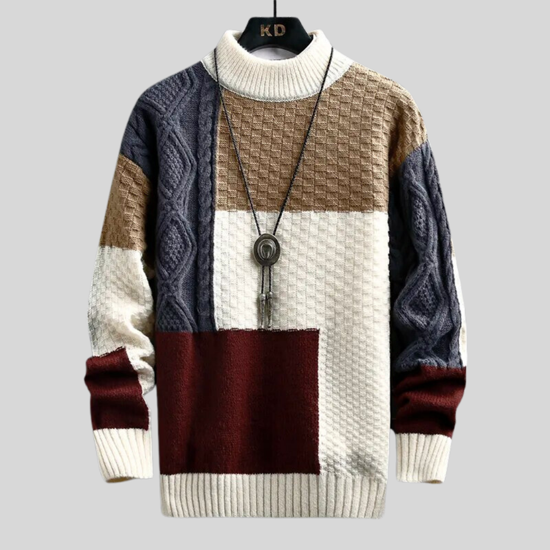 Remi | Grayson Patchwork Sweater