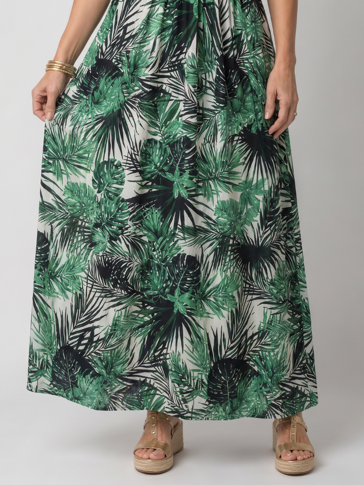 Maravelle | Ärmelloses Midikleid mit Blumenprint