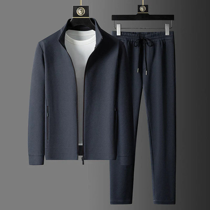 Conjunto deportivo de entrenamiento para hombre en dos piezas negro – Atuendo de fitness