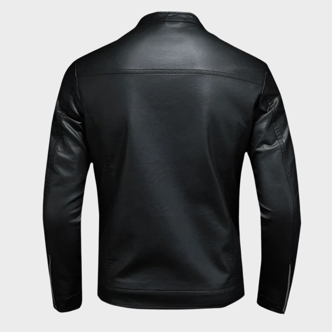 Moto leather jacket