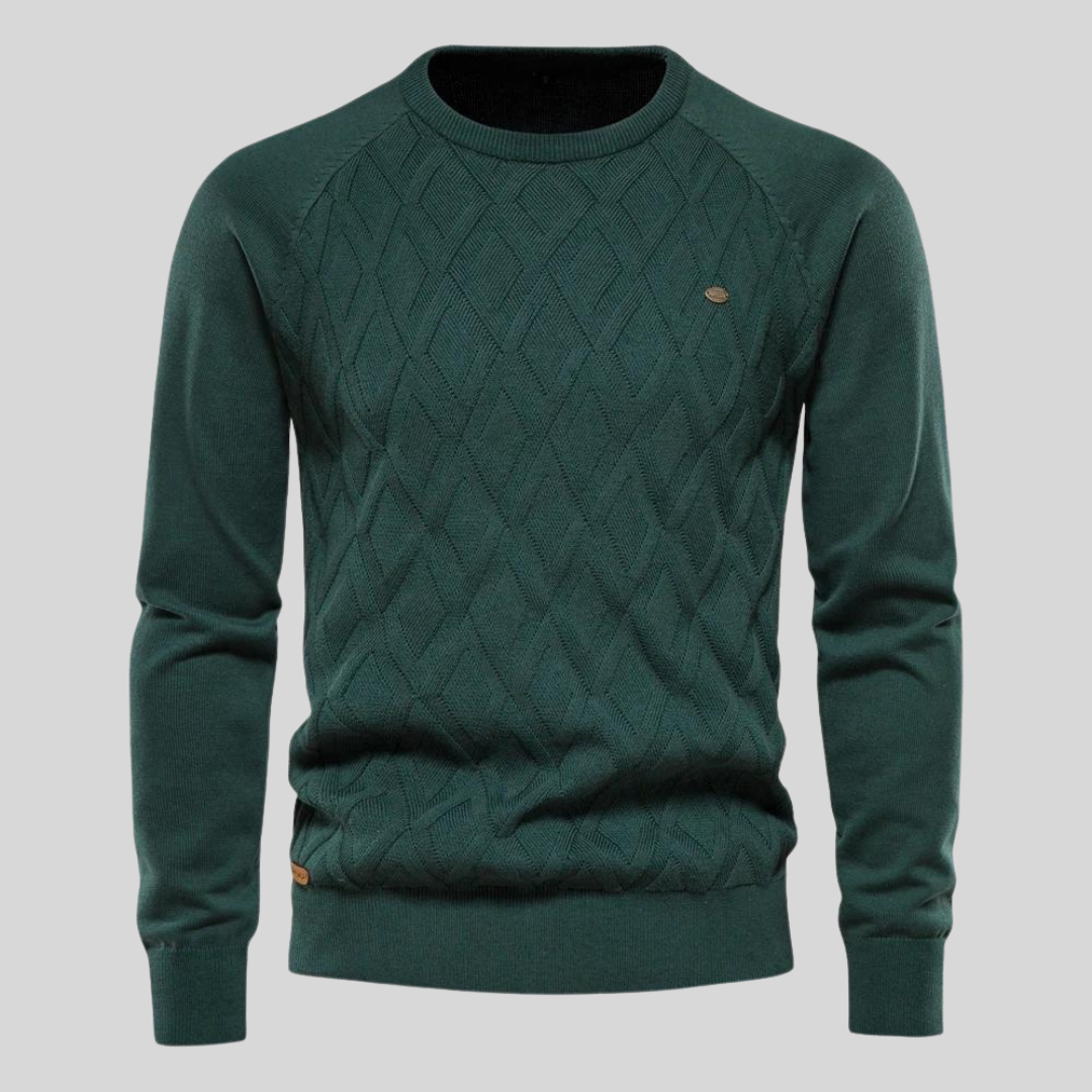 Wesley | Pullover with diamond pattern