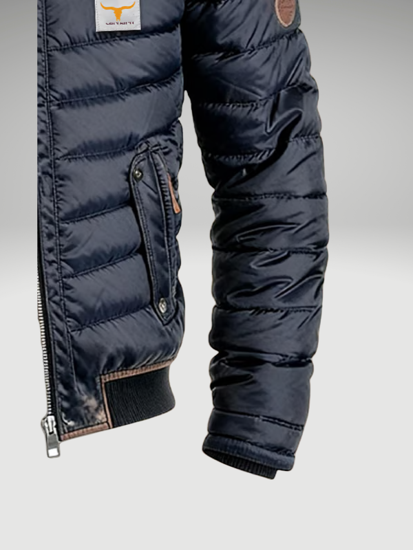 Damian | Herren Steppjacke mit Stehkragen
