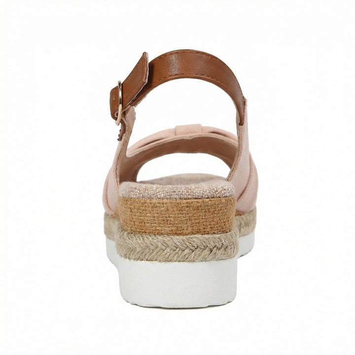 Women's Pointed-Toe Platform Sandals – Orthopedic Comfort Shoes with Buckle