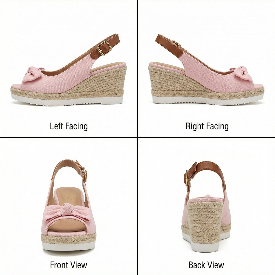 Women's Pointed-Toe Platform Sandals – Orthopedic Comfort Shoes with Buckle