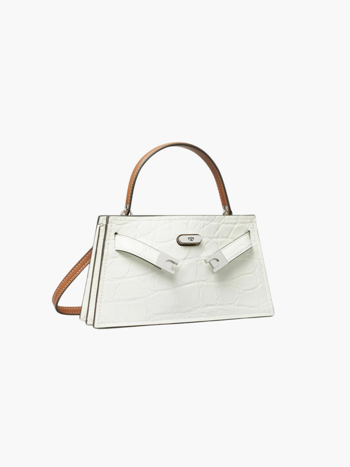 Luxuriöse Krokoprägung Vegan Leder Tasche – Große Schultertasche Damen