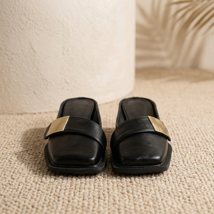 Mocassins carrés slip-on pour femmes – Chaussures décontractées à la mode