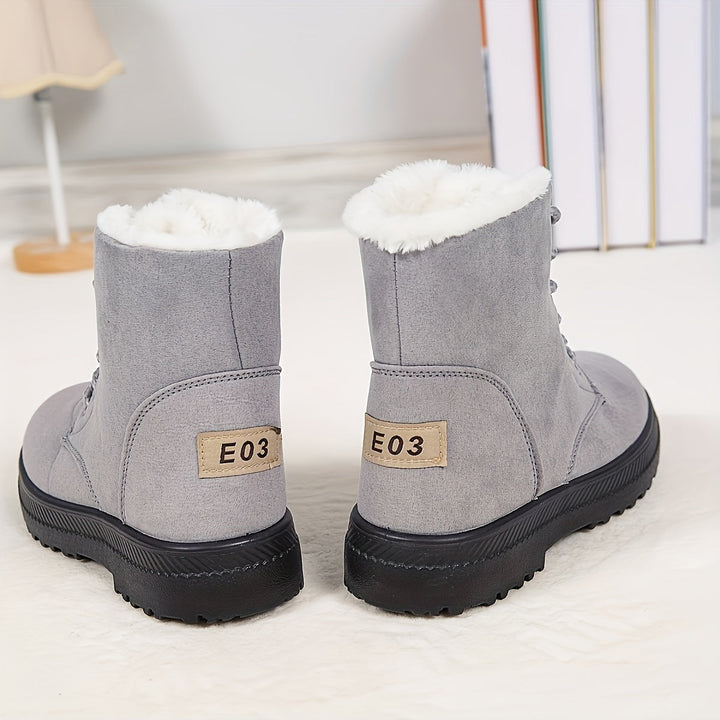 Elsa | Damen Schnür-Ankle-Boots gefüttert