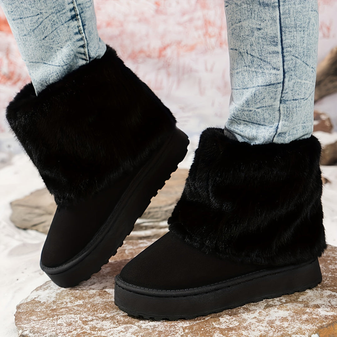 Loretta | Damen Winterstiefel mit Plateau