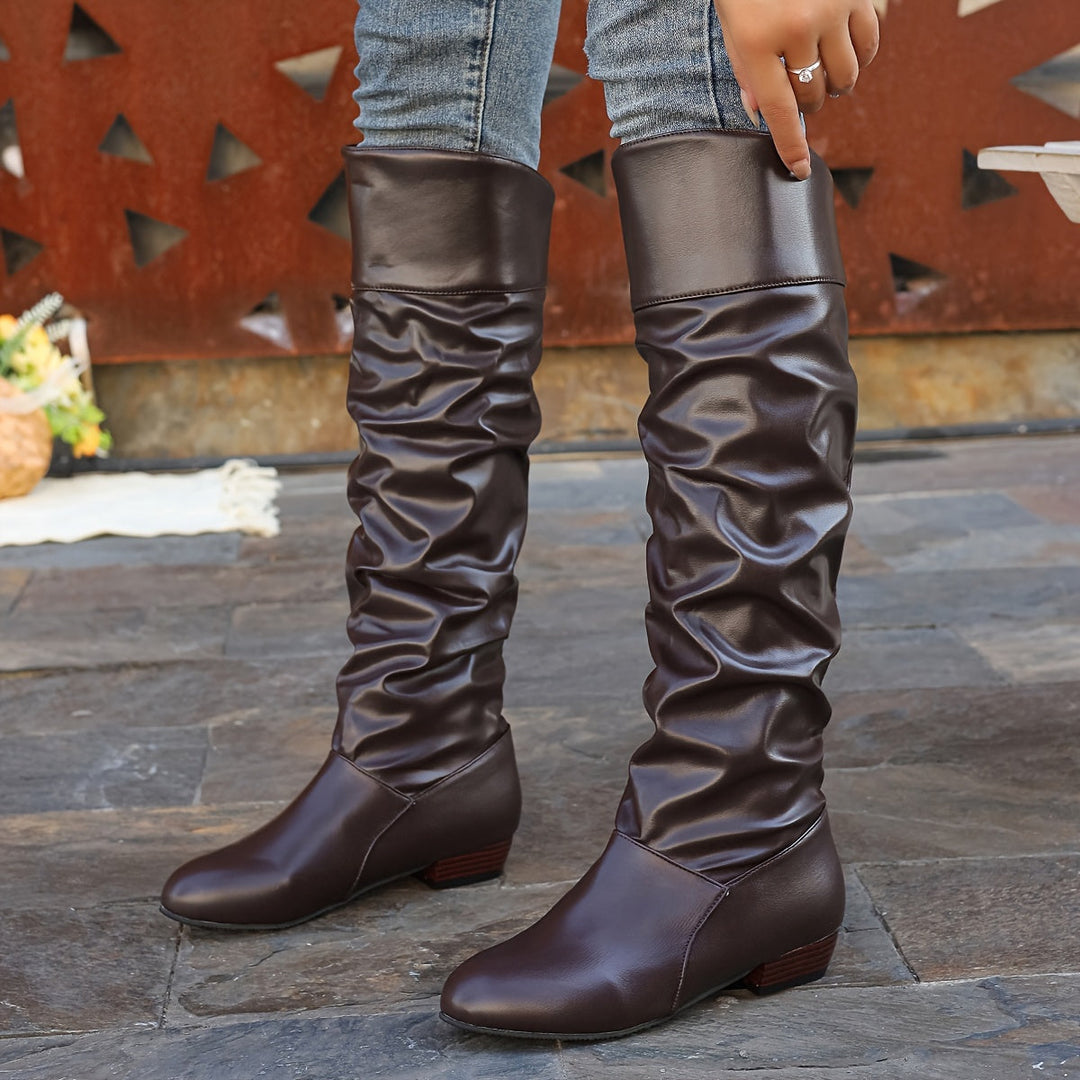 Margot | Damen Overknee Slouch Stiefel