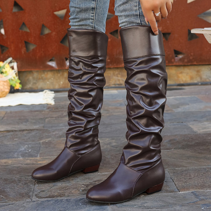 Margot | Damen Overknee Slouch Stiefel