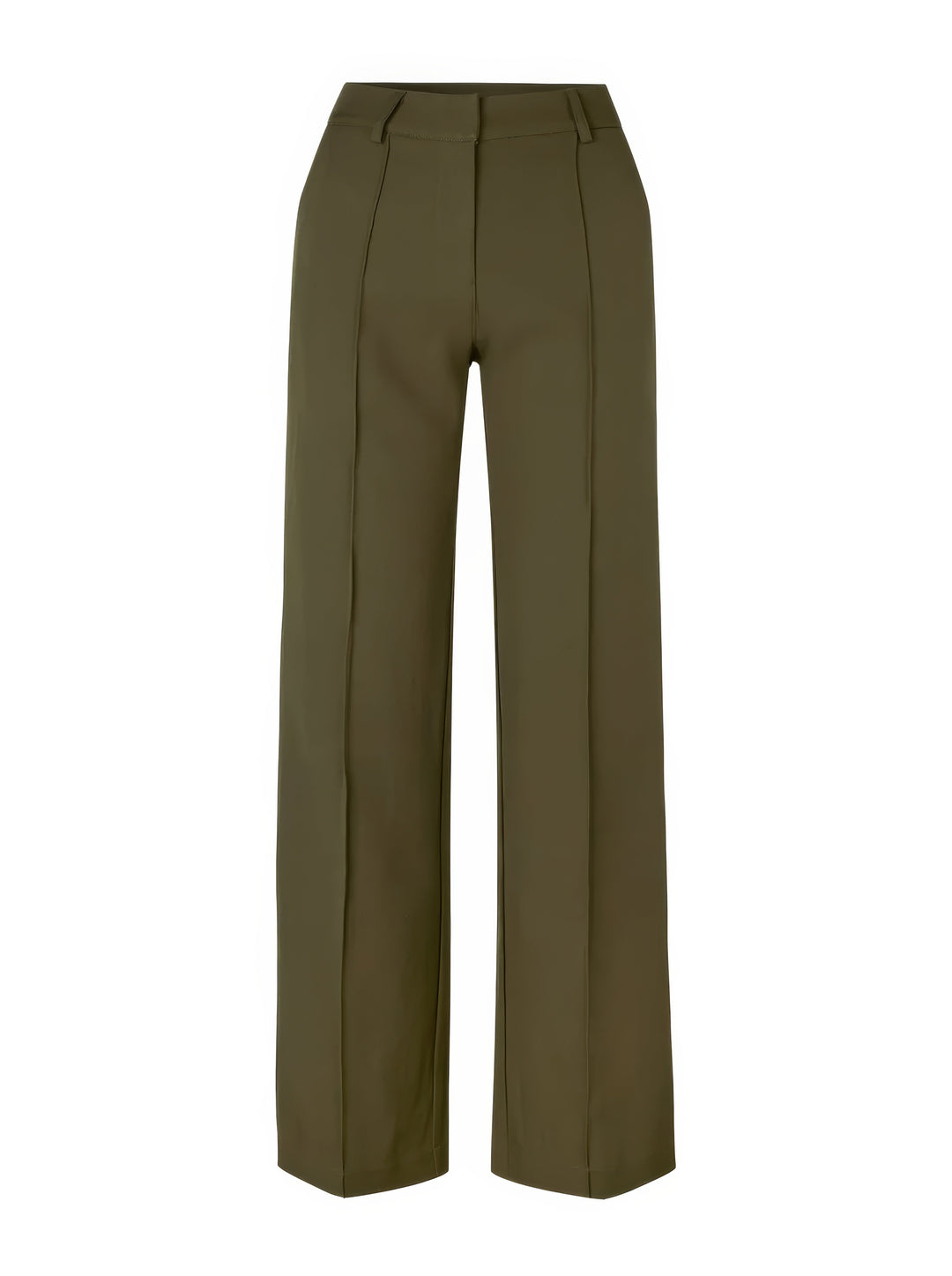 Women's high-waist pants with straight leg – Elegant business look