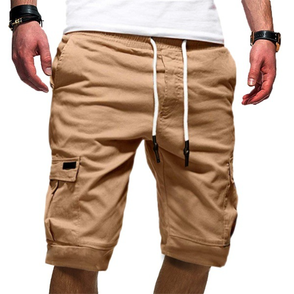 Men's Slim Fit Cargo Shorts with Multiple Pockets – Casual Utility Shorts