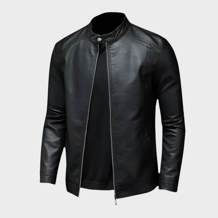 Moto leather jacket